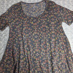 Small Geometric Tribal LuLaRoe Perfect T
